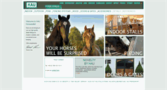 Desktop Screenshot of hau-horsestalls.com